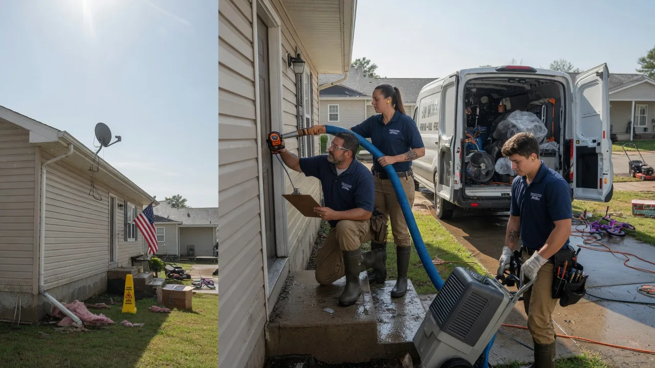Ceiling Water Damage Restoration in Stigler, OK near me